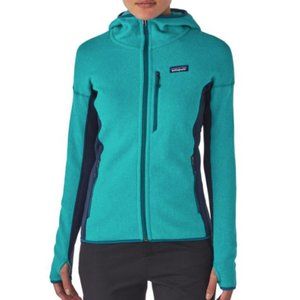 Patagonia Women’s Teal Full-Zip Hoodie Jacket